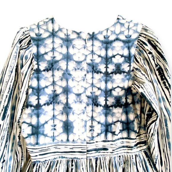 Anthropologie Behati Blue Print Mini Dress size S, NWT - Picture 15 of 16